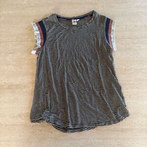 Anthropologie striped fun top size XS